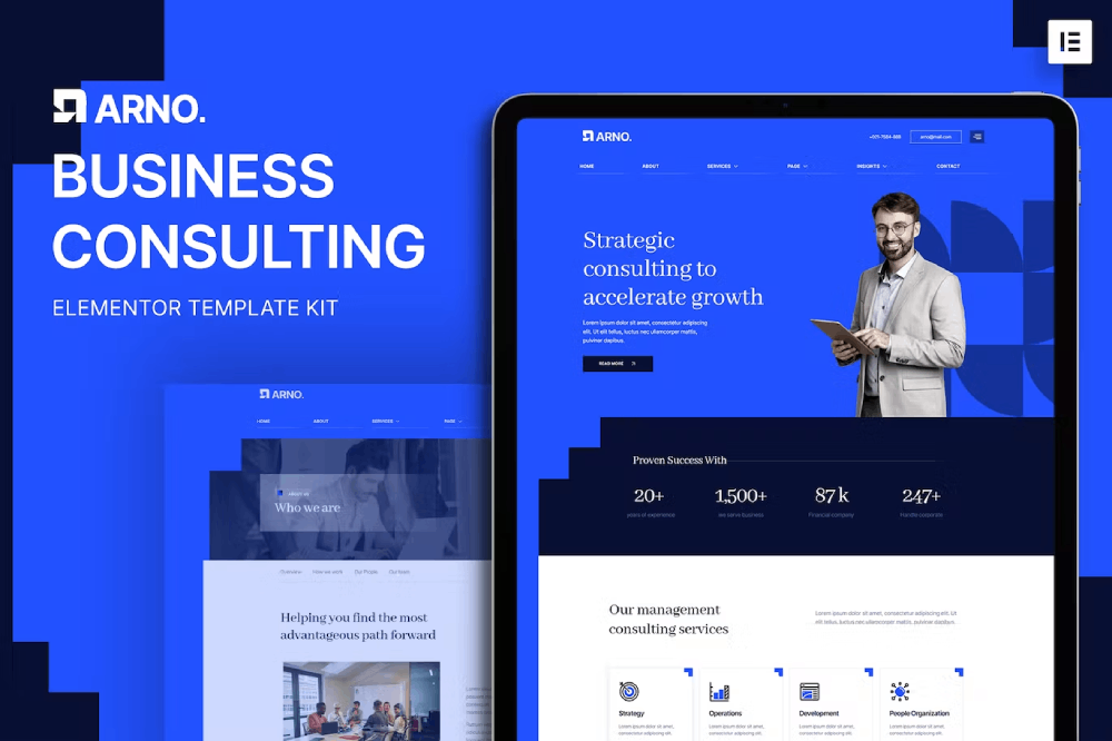 Business Consulting Elementor Template