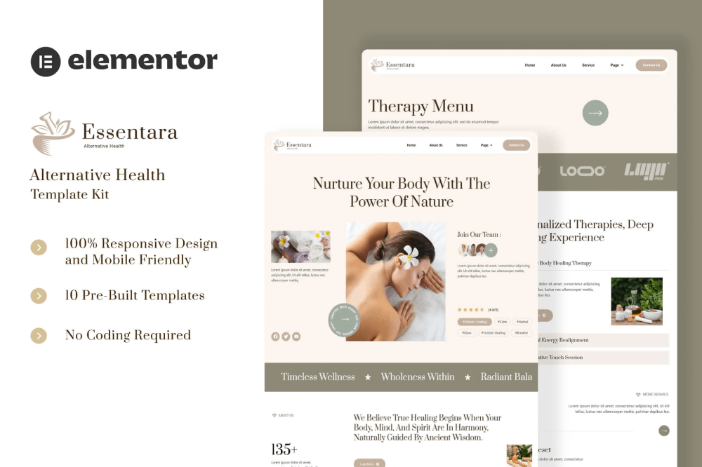 Alternative Health Elementor Template