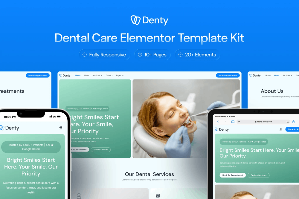 Dental Care Elementor Template