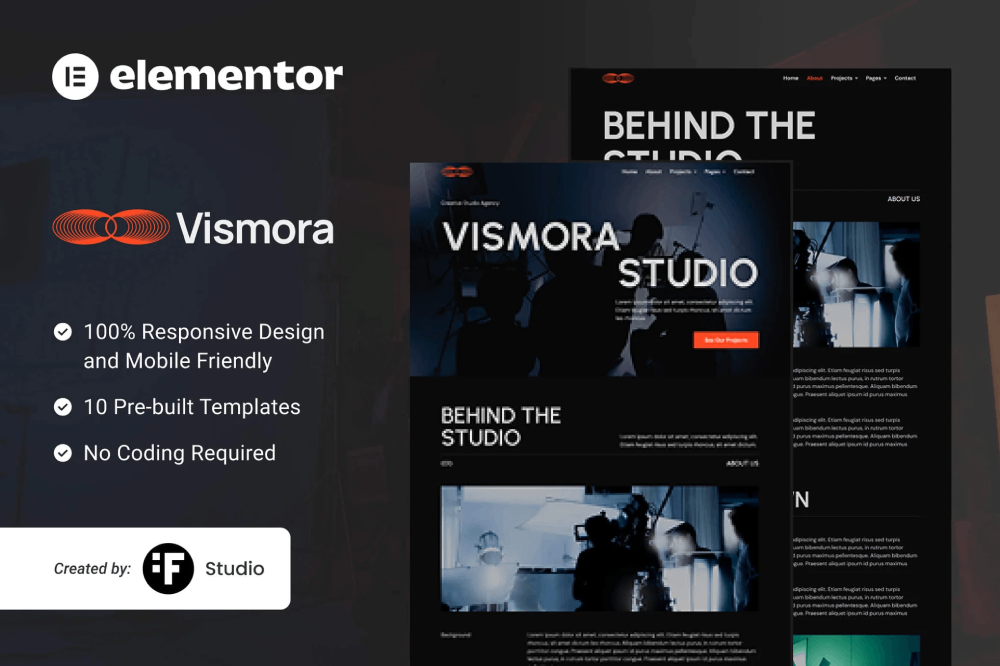 Elementor Template Kit for Creative Studio
