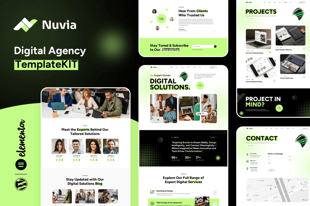 Digital Agency Elementor Template