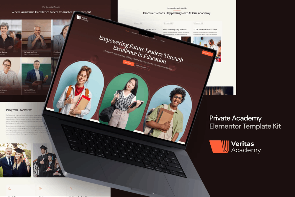 Private Academy Elementor Template