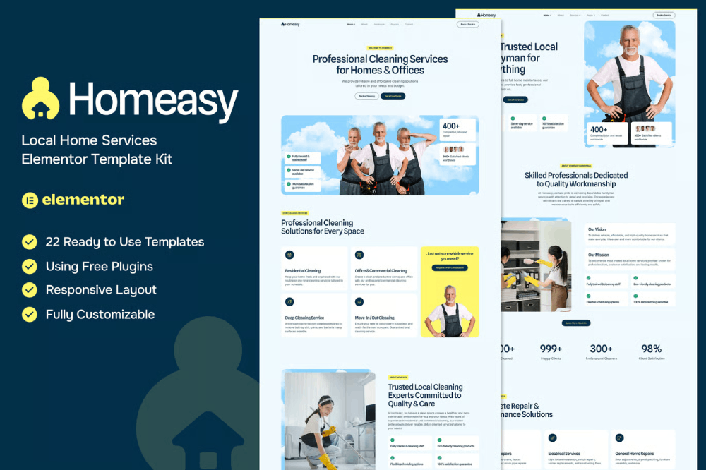 Local Home Services Elementor Template