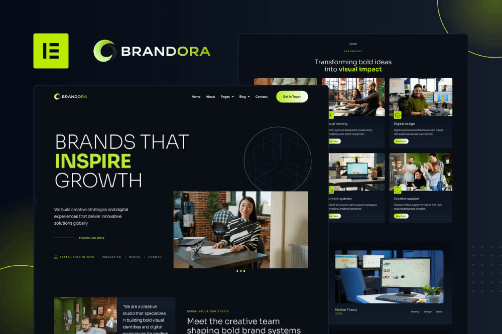 Creative Agency Elementor Pro Template