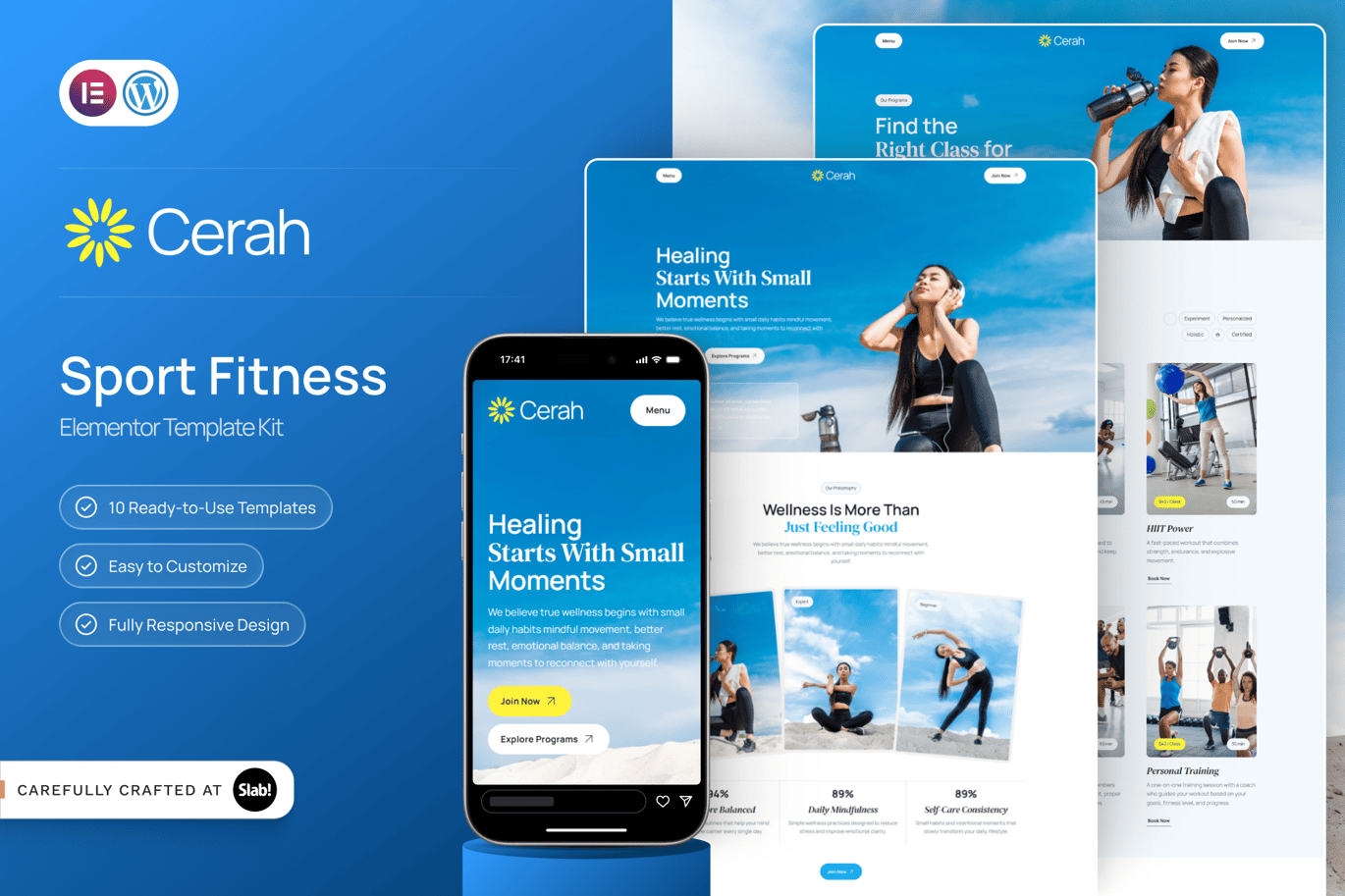 Sport & Fitness Elementor Template