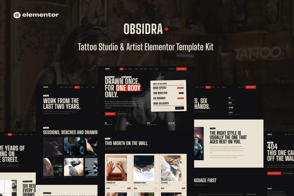 Pharmacy & Medical Store Elementor Template