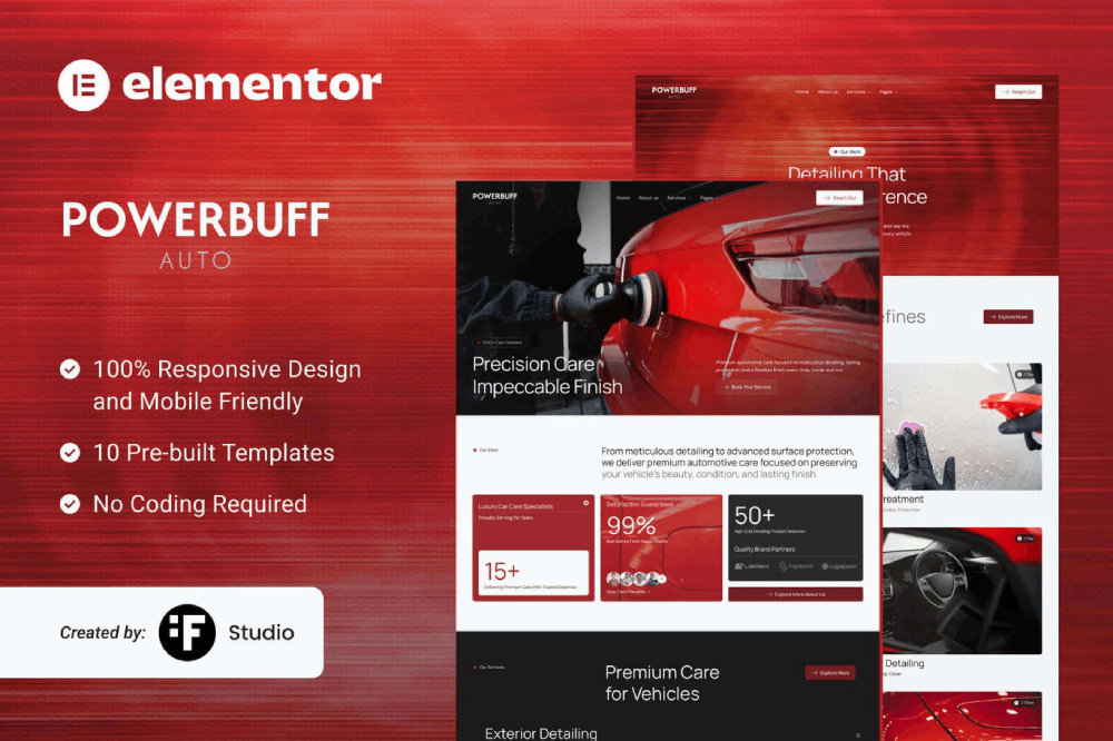 Car Detailing & Vehicle Protection Template