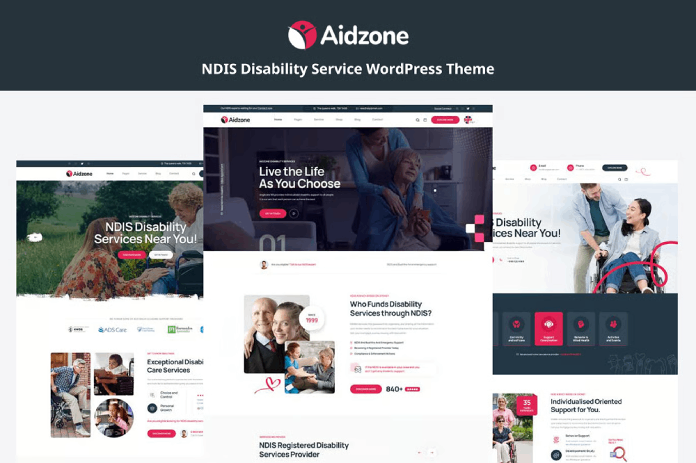 NDIS Disability Elementor Template