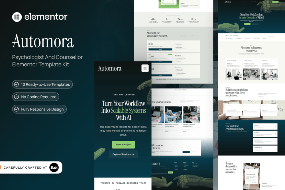 AI Marketing & Automation Agency Elementor Template