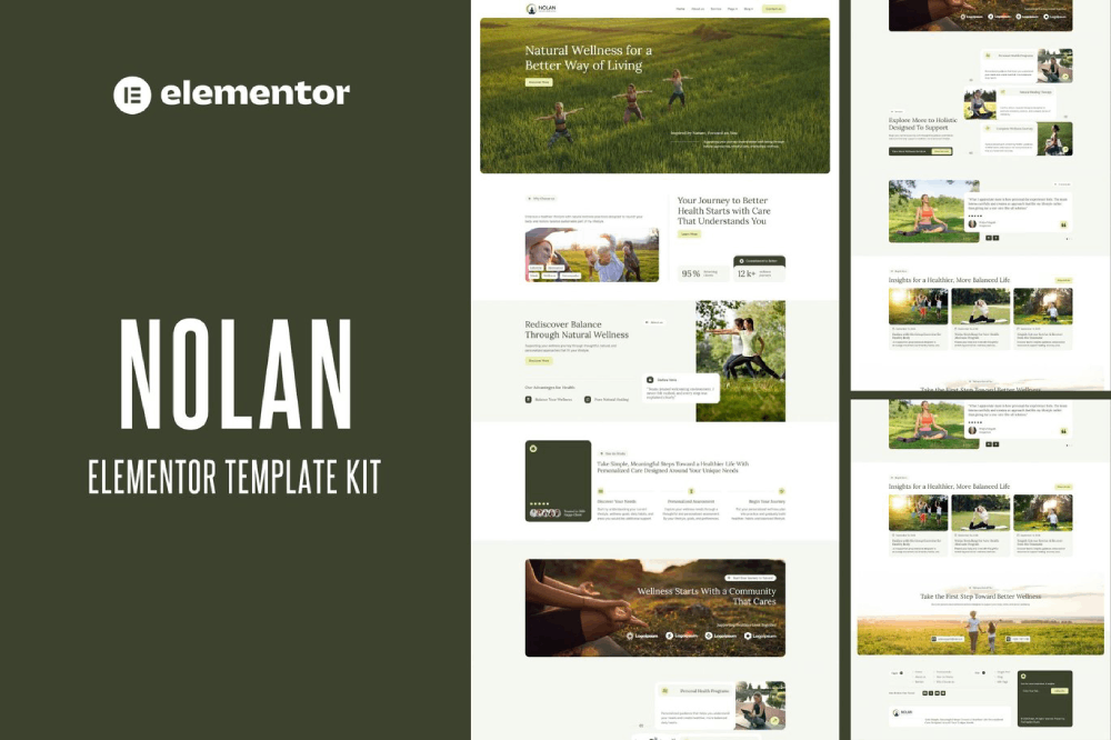 Alternative Health Elementor Template