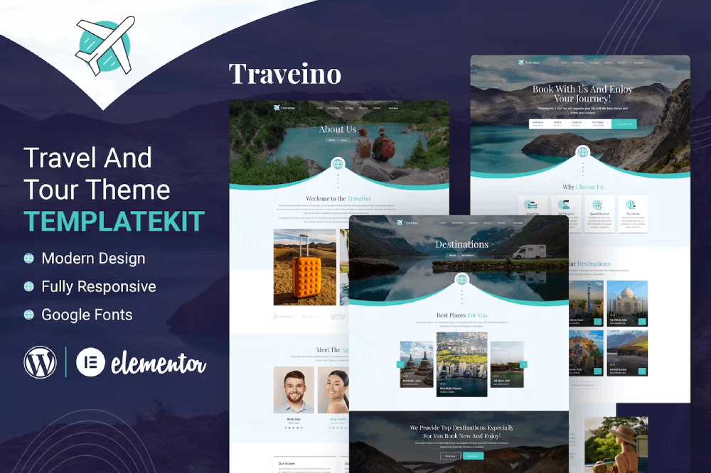 Travel Agency Elementor Template