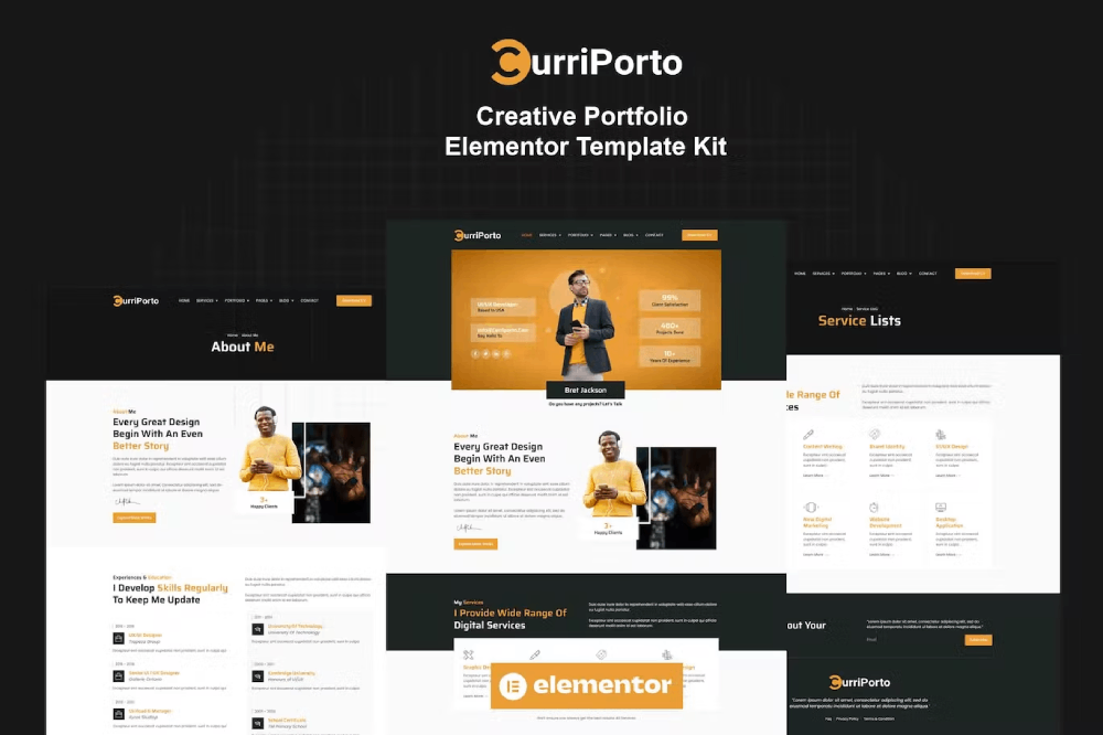 curriporto-creative-portfolio-elementor-pro-template-kit