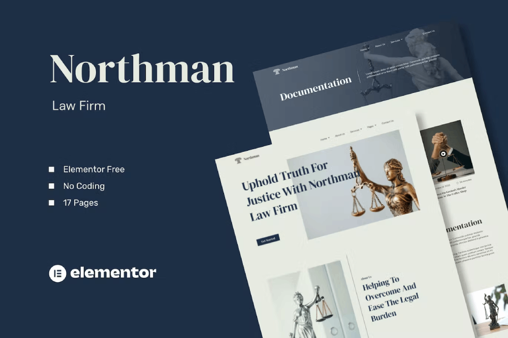 Law Firm Elementor Template