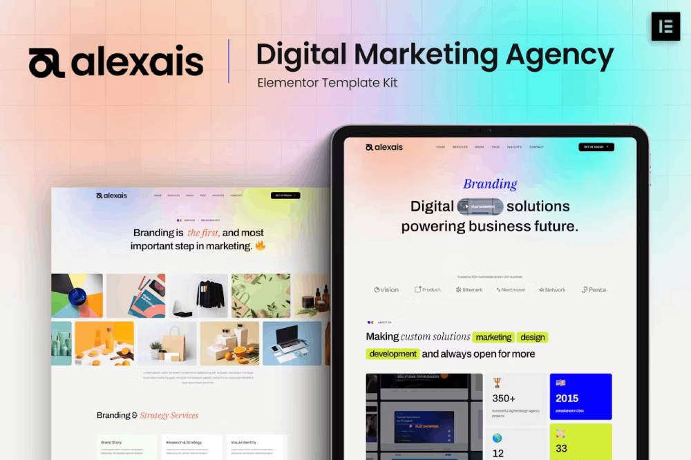 Digital Marketing Agency Elementor Template