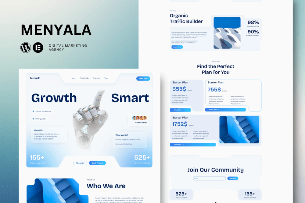 Digital Marketing Agency Elementor Template